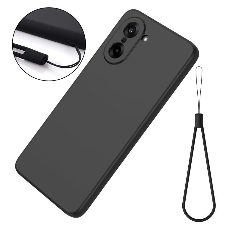 Pure Colour Liquid Silicone Shockproof Phone Case - For OnePlus Nord CE 3 / Nord N300