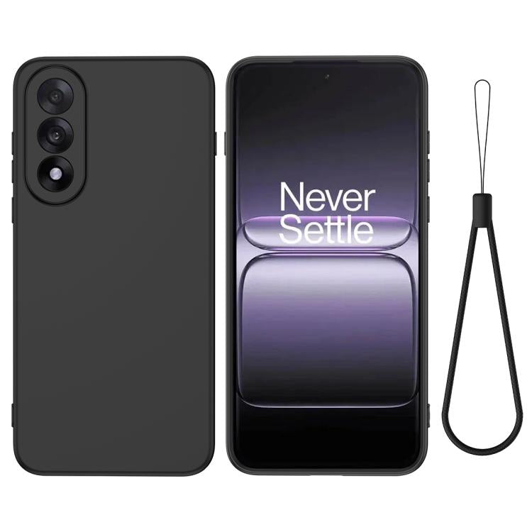 Pure Colour Liquid Silicone Shockproof Phone Case - For OnePlus Nord CE 3 / Nord N300