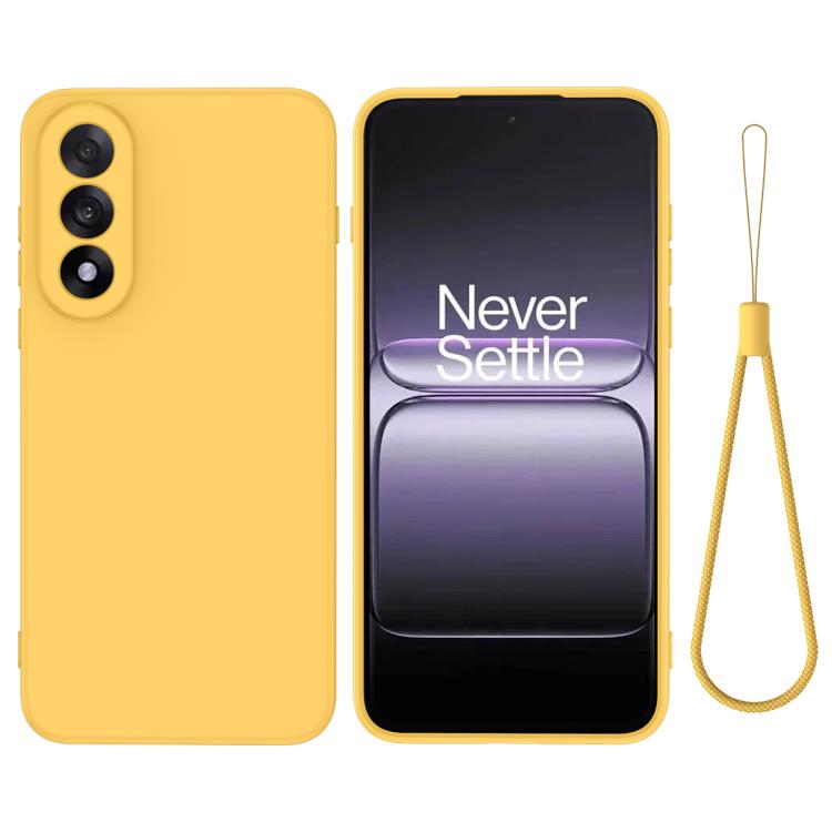 Pure Colour Liquid Silicone Shockproof Phone Case - For OnePlus Nord CE 3 / Nord N300