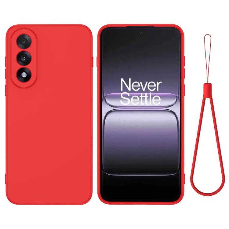 Pure Colour Liquid Silicone Shockproof Phone Case - For OnePlus Nord CE 3 / Nord N300