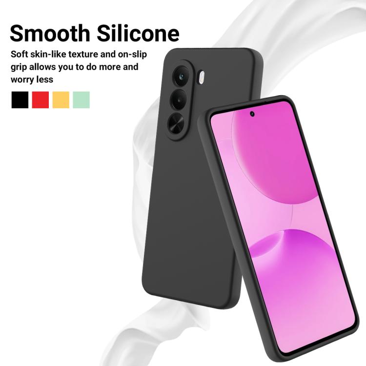 Pure Colour Liquid Silicone Shockproof Phone Case - For OnePlus 12R / 12 / Ace 3 / Nord 3 / Ace 2V / Nord CE 3 / Nord N300