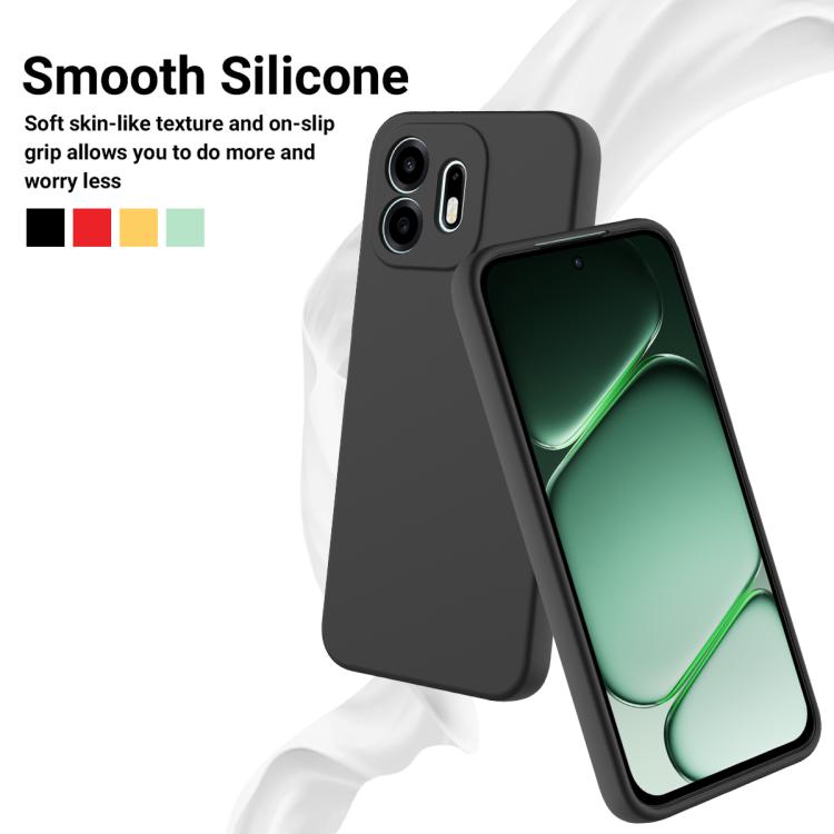 Pure Colour Liquid Silicone Shockproof Phone Case - For OnePlus 12R / 12 / Ace 3 / Nord 3 / Ace 2V / Nord CE 3 / Nord N300