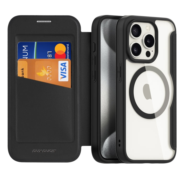 Dux Ducis Skin X Pro Series MagSafe PC + TPU Phone PU Leather Case - For iPhone 15 Pro Max / 15 Pro