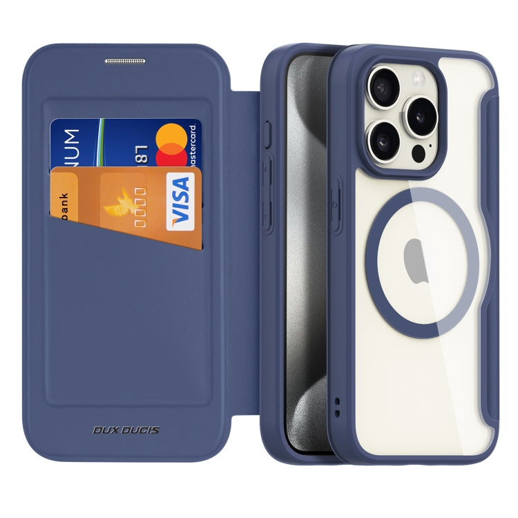 Dux Ducis Skin X Pro Series MagSafe PC + TPU Phone PU Leather Case - For iPhone 15 Pro Max / 15 Pro