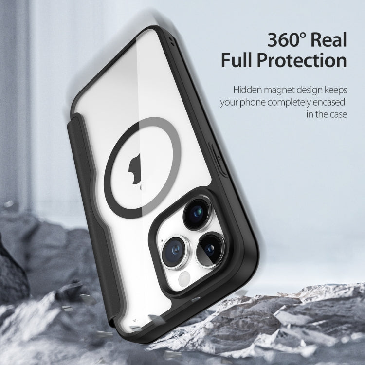 Dux Ducis Skin X Pro Series MagSafe PC + TPU Phone PU Leather Case - For iPhone 15 Pro Max / 15 Pro