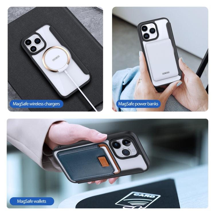 Dux Ducis Skin X Pro Series MagSafe PC + TPU Phone PU Leather Case - For iPhone 15 Pro Max / 15 Pro