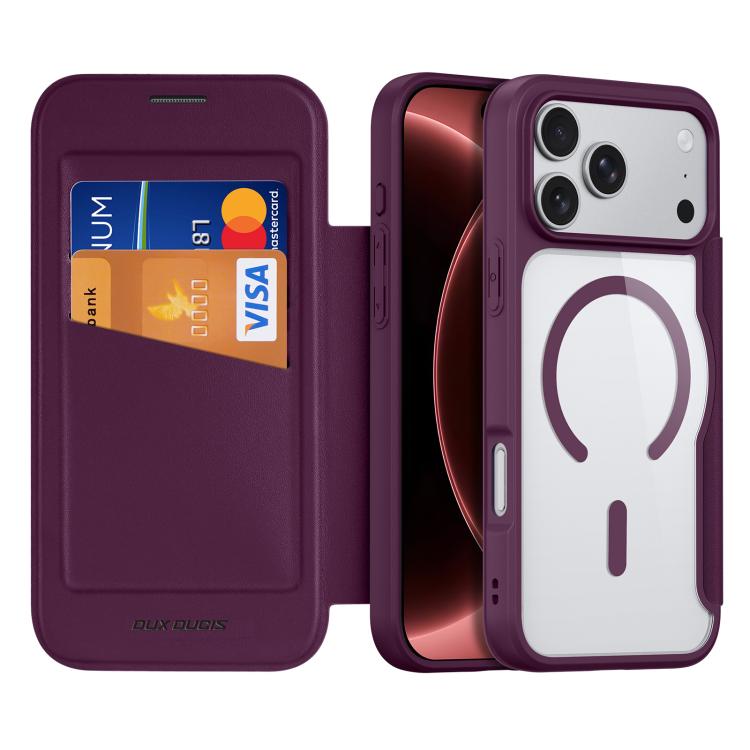 Dux Ducis Skin X Pro Series MagSafe PC + TPU Phone PU Leather Case - For iPhone 17 / Air