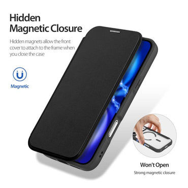 Dux Ducis Skin X Pro Series MagSafe PC + TPU Phone PU Leather Case - For iPhone 17 & 16 Series