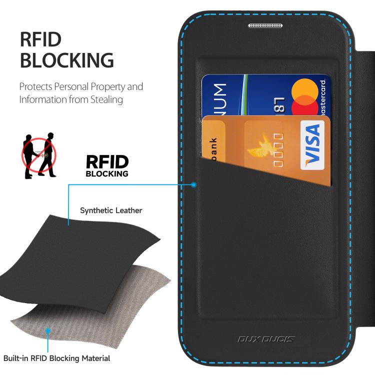 Dux Ducis Skin X Pro Series MagSafe PC + TPU Phone PU Leather Case - For iPhone 17 & 16 Series / Air