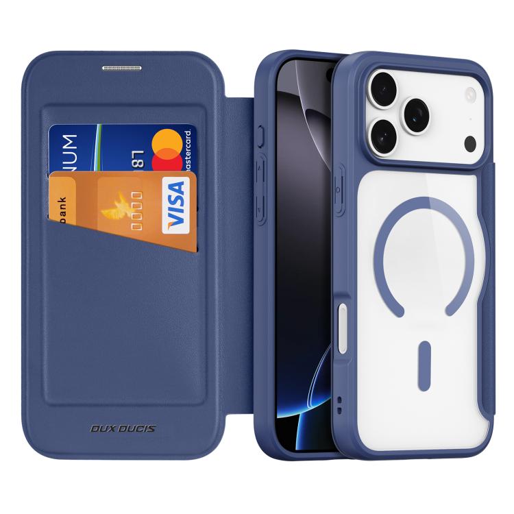 Dux Ducis Skin X Pro Series MagSafe PC + TPU Phone PU Leather Case - For iPhone 17 & 16 Series