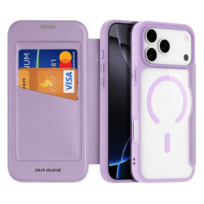 Dux Ducis Skin X Pro Series MagSafe PC + TPU Phone PU Leather Case - For iPhone 17 & 16 Series