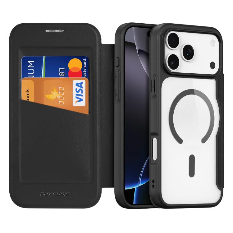 Dux Ducis Skin X Pro Series MagSafe PC + TPU Phone PU Leather Case - For iPhone 17 & 16 Series / Air