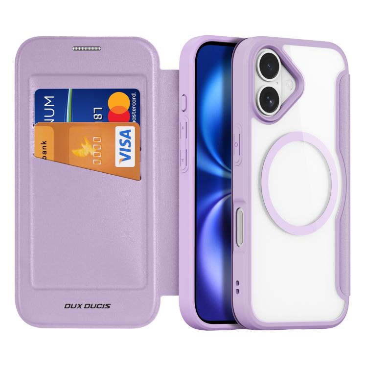 Dux Ducis Skin X Pro Series MagSafe PC + TPU Phone PU Leather Case - For iPhone 17 & 16 Series