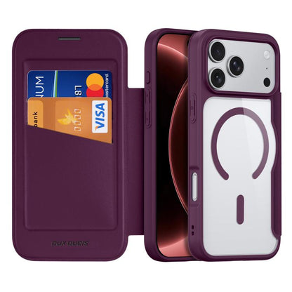 Dux Ducis Skin X Pro Series MagSafe PC + TPU Phone PU Leather Case - For iPhone 17 / Air