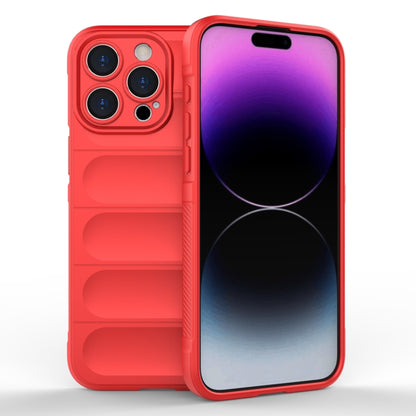 Magic Shield TPU + Flannel Phone Case - For iPhone 15 Pro Max / 16 Pro Max