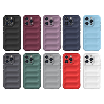 Magic Shield TPU + Flannel Phone Case - For iPhone 15 Pro / 15 Plus / 16 Plus