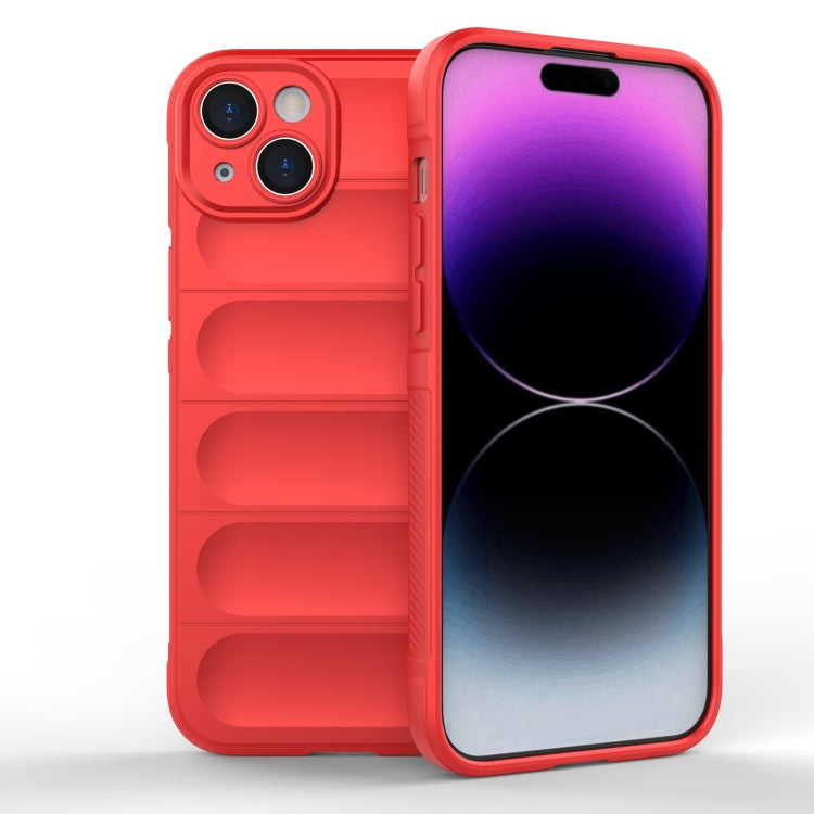 Magic Shield TPU + Flannel Phone Case - For iPhone 15 Pro / 15 Plus / 16 Plus