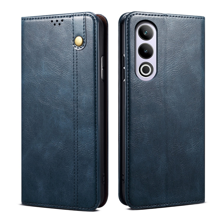 Oil Wax Crazy Horse Texture PU Leather Phone Case - For OnePlus Ace 3 / 12 / Ace 2V / Nord 3