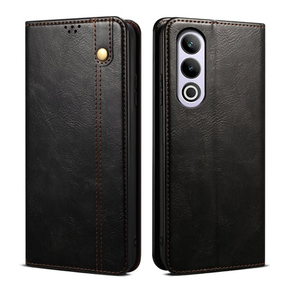 Oil Wax Crazy Horse Texture PU Leather Phone Case - For OnePlus Ace 3 / 12 / Ace 2V / Nord 3