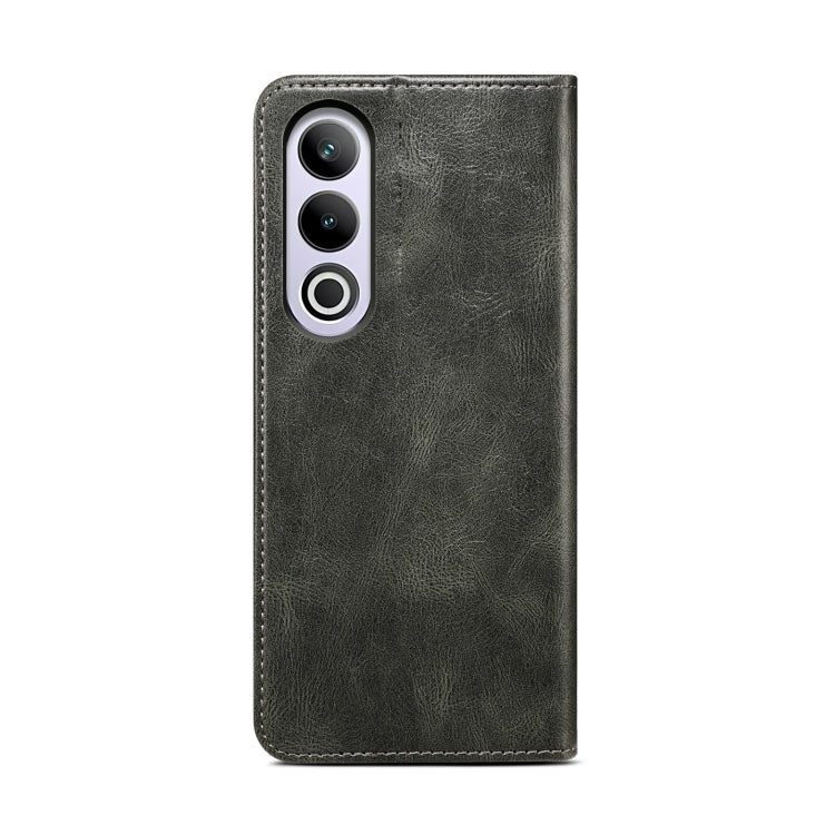 Oil Wax Crazy Horse Texture PU Leather Phone Case - For OnePlus Ace 3 / 12 / Ace 2V / Nord 3