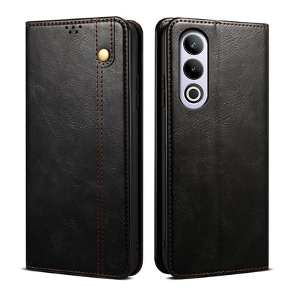 Oil Wax Crazy Horse Texture PU Leather Phone Case - For OnePlus 13T / 13 / 4 / Ace 3 Pro / Ace 3V / Nord CE4
