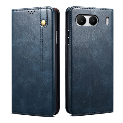 Oil Wax Crazy Horse Texture PU Leather Phone Case - For OnePlus 13T / 13 / 4 / Ace 3 Pro / Ace 3V / Nord CE4