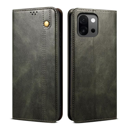 Oil Wax Crazy Horse Texture PU Leather Phone Case - For OnePlus 13T / 13 / 4 / Ace 3 Pro / Ace 3V / Nord CE4
