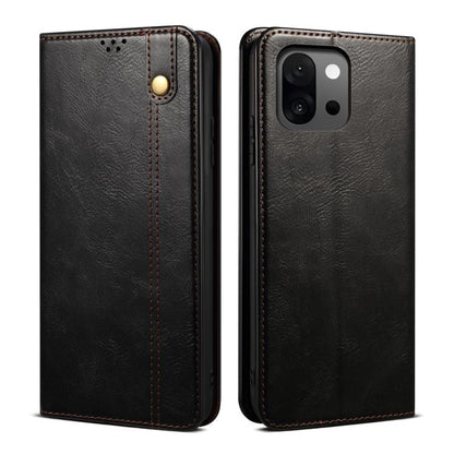 Oil Wax Crazy Horse Texture PU Leather Phone Case - For OnePlus 13T / 13 / 4 / Ace 3 Pro / Ace 3V / Nord CE4