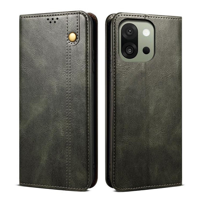 Oil Wax Crazy Horse Texture PU Leather Phone Case - For OnePlus 13T / 13 / 4 / Ace 3 Pro / Ace 3V / Nord CE4