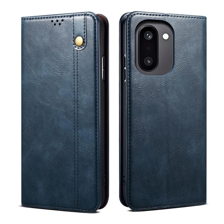 Oil Wax Crazy Horse Texture PU Leather Phone Case - For OnePlus 13T / 13 / 4 / Ace 3 Pro / Ace 3V / Nord CE4