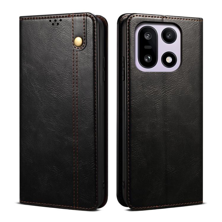 Oil Wax Crazy Horse Texture PU Leather Phone Case - For OnePlus 13T / 13 / 4 / Ace 3 Pro / Ace 3V / Nord CE4