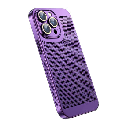 Ice Sense Heat Dissipation Electroplating PC Phone Case - For iPhone 14 Pro Max - mosaccessories