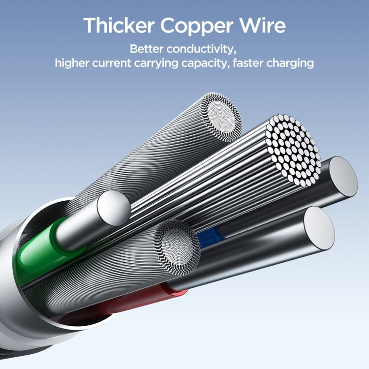 JOYROOM SA25-AC3 3A USB-A to USB-C Fast Charge Data Cable 1.2M / 2M