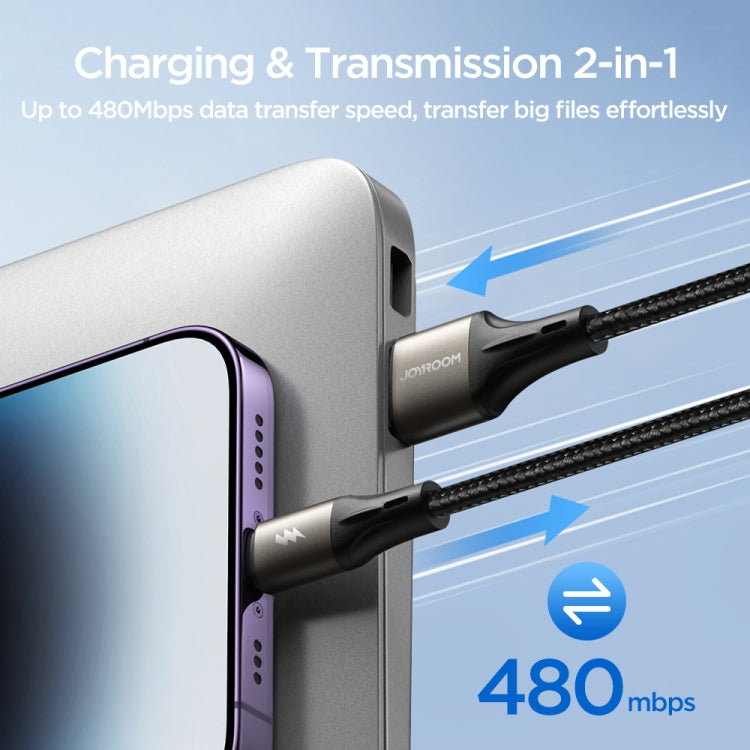 JOYROOM SA25-AC3 3A USB-A to USB-C Fast Charge Data Cable 1.2M / 2M