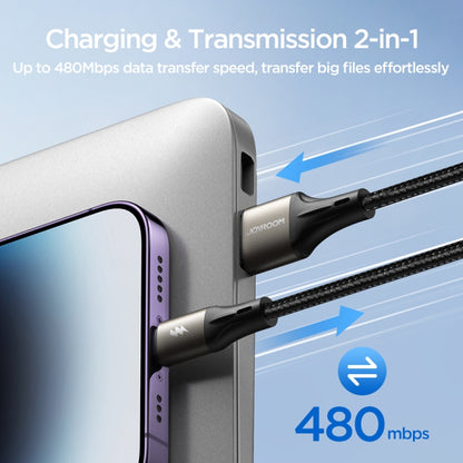 JOYROOM SA25-AC3 3A USB-A to USB-C Fast Charge Data Cable 1.2M / 2M