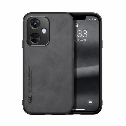 Skin Feel Magnetic PU Leather Back Phone Case - For Oppo K11x / Find X8 Pro / OnePlus Nord CE3 / CE3 Lite