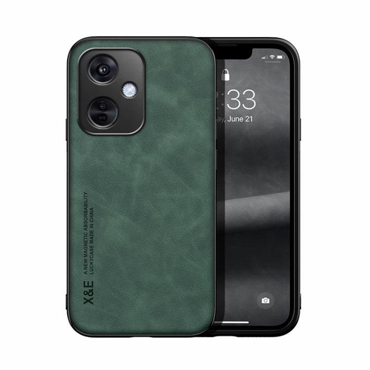 Skin Feel Magnetic PU Leather Back Phone Case - For Oppo K11x / Find X8 Pro / OnePlus Nord CE3 / CE3 Lite