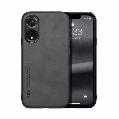Skin Feel Magnetic PU Leather Back Phone Case - For Oppo K11x / Find X8 Pro / OnePlus Nord CE3 / CE3 Lite