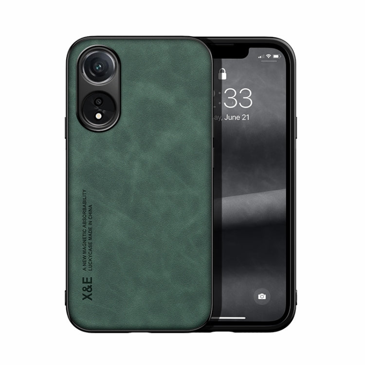 Skin Feel Magnetic PU Leather Back Phone Case - For Oppo K11x / Find X8 Pro / OnePlus Nord CE3 / CE3 Lite