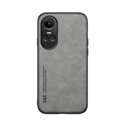 Skin Feel Magnetic PU Leather Back Phone Case - For Oppo K11x / Find X8 Pro / OnePlus Nord CE3 / CE3 Lite