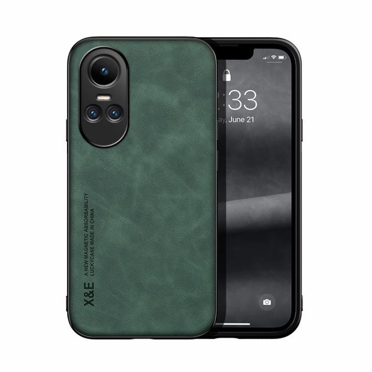 Skin Feel Magnetic PU Leather Back Phone Case - For Oppo K11x / Find X8 Pro / OnePlus Nord CE3 / CE3 Lite