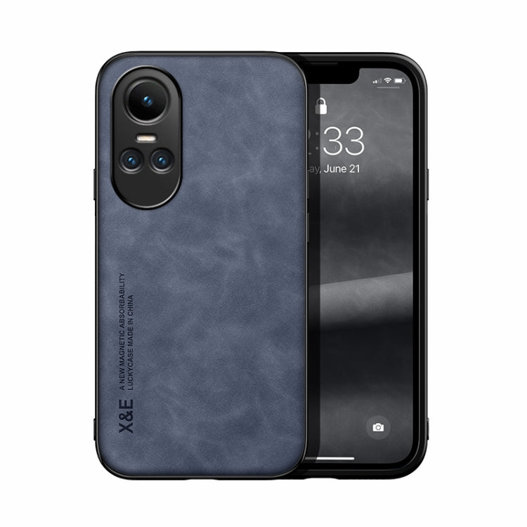 Skin Feel Magnetic PU Leather Back Phone Case - For Oppo K11x / Find X8 Pro / OnePlus Nord CE3 / CE3 Lite