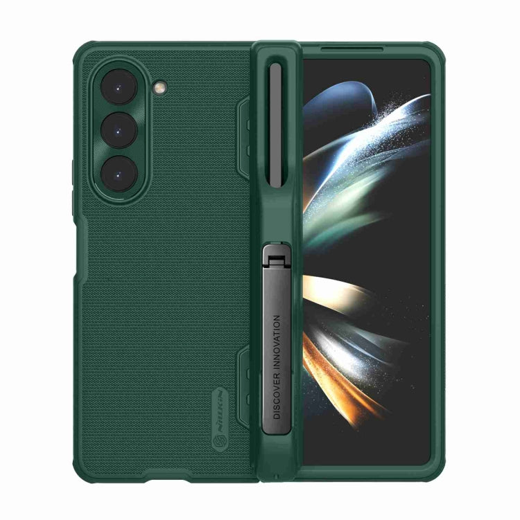 Nillkin Super Frosted Fold PC + TPU Phone Case with Pen Slot (Green) - For Samsung Galaxy Z Fold5 - MosAccessories.co.uk