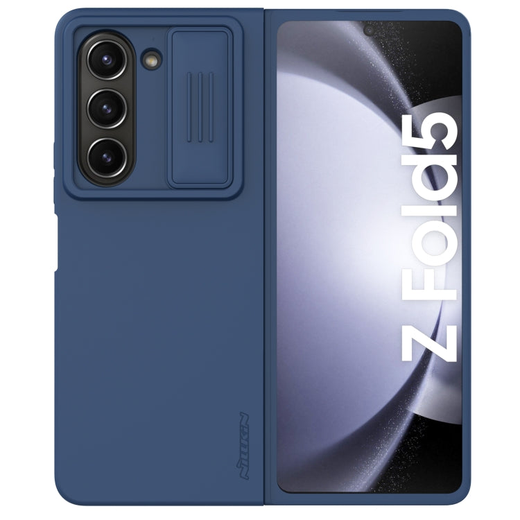 Nillkin CamShield Liquid Silicone + PC Phone Case (Blue) - For Samsung Galaxy Z Fold5 - MosAccessories.co.uk