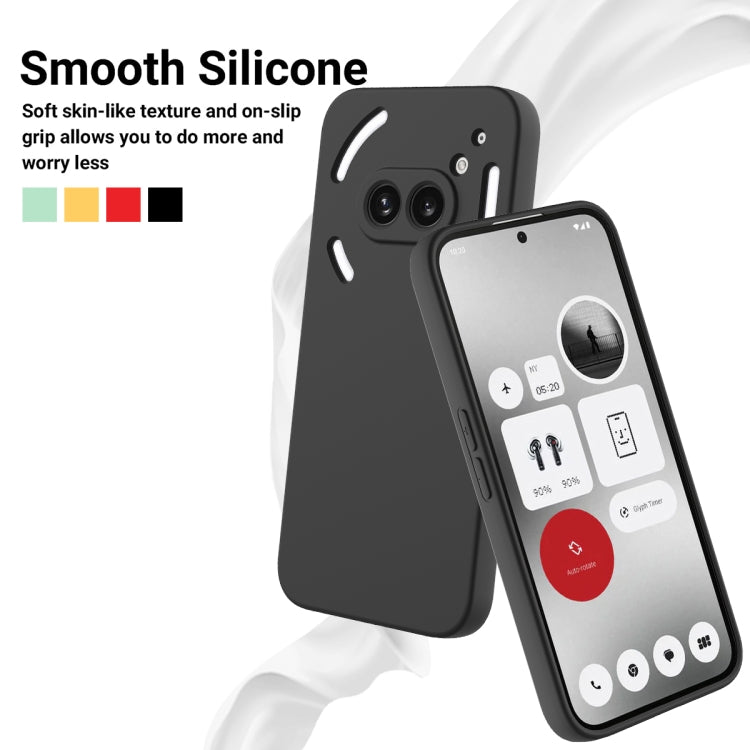 Solid Colour Liquid Silicone Phone Case - For Nothing Phone (2) / (2a)