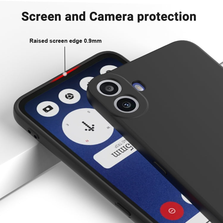 Solid Colour Liquid Silicone Phone Case - For Nothing Phone (2) / (2a)