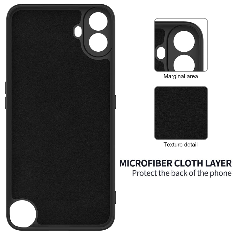 Solid Colour Liquid Silicone Phone Case - For Nothing Phone (2) / (2a)