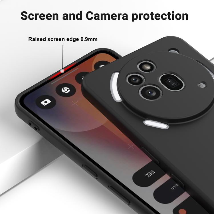 Solid Colour Liquid Silicone Phone Case - For Nothing Phone (2) / (2a)