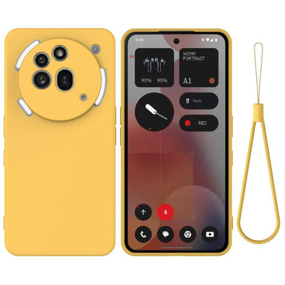 Pure Colour Liquid Silicone Shockproof Phone Case - For Nothing Phones