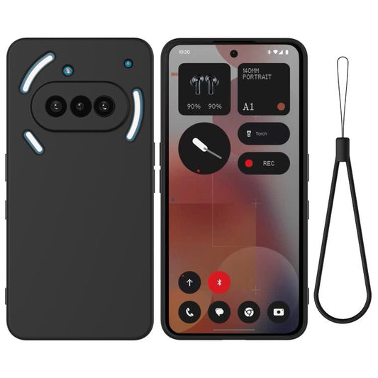 Pure Colour Liquid Silicone Shockproof Phone Case - For Nothing Phones